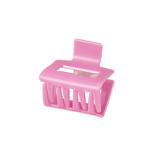 Haarclip Pink Square Mini